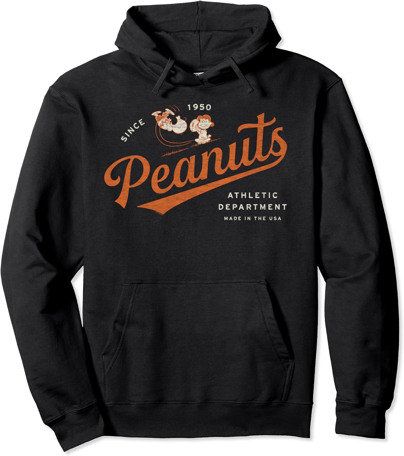 Peanuts Athletic Department Since 1950 Pullover Hoodie Amazon.co.uk
